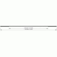 Fretsaw Blade for cutting metal No.2 (12)